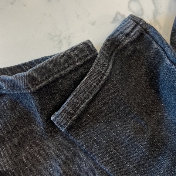 Aeropostale high rise jegging 0 regular black distressed jeans - Picture 4 of 7